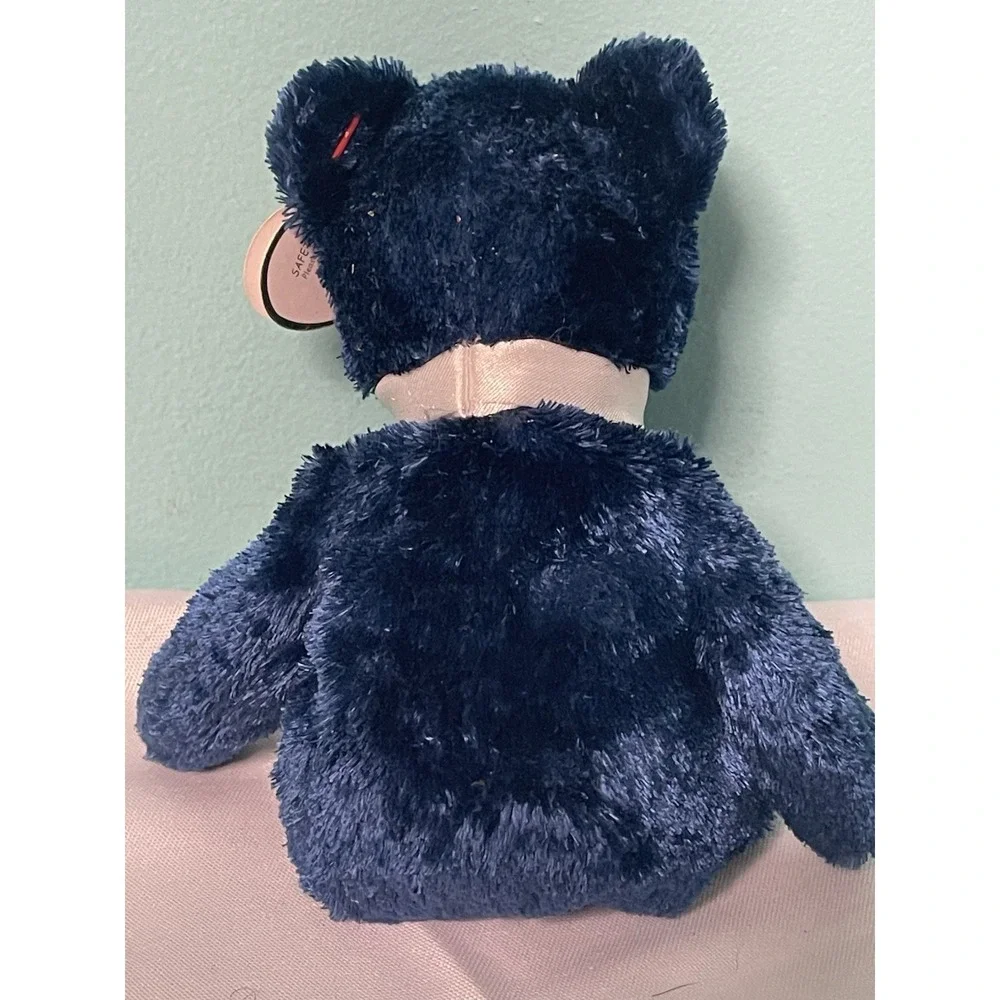 *Rare/Retired* TY Beanie baby 'POPS'‎ bear with USA flag tie (2002)NEW With Tag